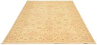 Morgenland Wollteppich Farahan Teppich handgeknüpft beige, rechteckig, 7 mm Höhe
