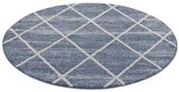Carpet City Teppich Art 2646, rund, 7 mm Höhe, Kurzflor Teppich, Wohnzimmer