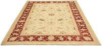 Morgenland Wollteppich Ziegler Teppich handgeknüpft beige, rechteckig, 8 mm Höhe