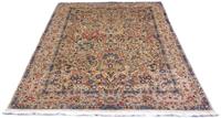 Morgenland Wollteppich Sarough Teppich handgeknüpft beige, rechteckig, 9 mm Höhe