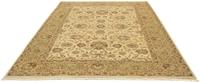 Morgenland Wollteppich Ziegler Teppich handgeknüpft beige, rechteckig, 8 mm Höhe