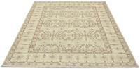 Morgenland Wollteppich Täbriz Teppich handgeknüpft beige, rechteckig, 8 mm Höhe