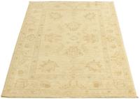 Morgenland Wollteppich Farahan Teppich handgeknüpft beige, rechteckig, 7 mm Höhe