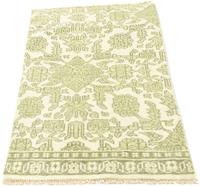Wollteppich Designer Teppich handgeknüpft beige, morgenland, rechteckig, Höhe: 6 mm, handgeknüpft