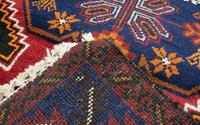 Morgenland Wollteppich Belutsch Teppich handgeknüpft rot, rechteckig, 8 mm Höhe, handgeknüpft