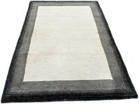 Morgenland Wollteppich Nepal Teppich handgeknüpft beige, rechteckig, 18 mm Höhe, handgeknüpft