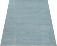 Paco Home Teppich "Porto 890", rund, Kurzflor, Uni-Farben, ideal im Wohnzimmer & Schlafzimmer