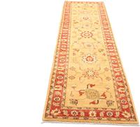 Morgenland Wollteppich Ziegler Teppich handgeknüpft beige, rechteckig, 7 mm Höhe