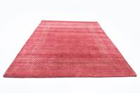 Morgenland Wollteppich Loribaft Teppich handgewebt rot, rechteckig, 14 mm Höhe, Kurzflor
