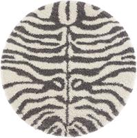 my home Hoogpolig vloerkleed Maisie Zachte, hoge pool, dierenmotief, zebradesign, woonkamer, slaapkamer, robuust, gemakkelijk in onderhoud