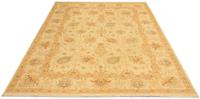 Morgenland Wollteppich Farahan Teppich handgeknüpft beige, rechteckig, 7 mm Höhe