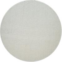 Paco Home Teppich Timber 125, rund, 75 mm Höhe, Flachgewebe, Sisal Optik, In- und Outdoor geeignet, Wohnzimmer