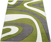 Paco Home Teppich Inferno 241, rechteckig, 17 mm Höhe, Kurzflor mit wohnlichem Design, Wohnzimmer
