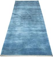 Morgenland Wollteppich Loribaft Teppich handgeknüpft blau, rechteckig, 18 mm Höhe, handgeknüpft