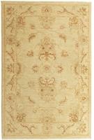 Morgenland Wollteppich Farahan Teppich handgeknüpft beige, rechteckig, 7 mm Höhe