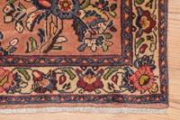 Morgenland Wollteppich Sarough Teppich handgeknüpft braun, rechteckig, 7 mm Höhe