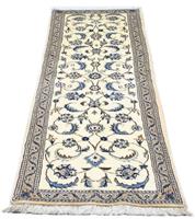 Morgenland Wollteppich Nain 9la Teppich handgeknüpft beige, rechteckig, 7 mm Höhe