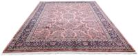 Wollteppich Sarough Teppich handgeknüpft rosa, morgenland, rechteckig, Höhe: 8 mm