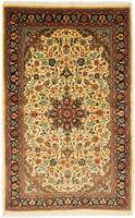 Morgenland Wollteppich Jozan Teppich handgeknüpft beige, rechteckig, 8 mm Höhe, handgeknüpft