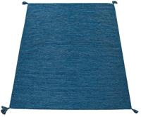 Paco Home Vloerkleed Kilim 210 Handgeweven vloerkleed, platweefsel, puur katoen, met de hand geweven, unikleurig, met franje, ideaal in de woonkamer & slaapkamer