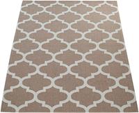 PACO HOME Teppich Wohnzimmer Orient Muster Marokkanisches Design Modern Beige Creme
