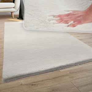 Paco Home Teppich Soft 380, rechteckig, 22 mm Höhe, Kuschelteppich - besonders weich, Uni-Farben, ideal im Wohnzimmer & Schlafzimmer