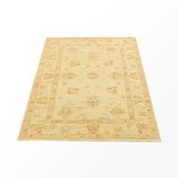 Morgenland Wollteppich Ziegler Teppich handgeknüpft beige, rechteckig, 8 mm Höhe