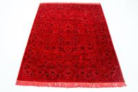 Morgenland Wollteppich Sarough Teppich handgeknüpft rot, rechteckig, 7 mm Höhe