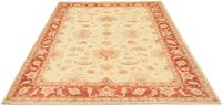 Morgenland Wollteppich Ziegler Teppich handgeknüpft beige, rechteckig, 8 mm Höhe
