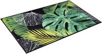 wash+dry by Kleen-Tex Vloerkleed Neoflora Motief bladeren gatenplant, antislip, wasbaar