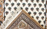 Morgenland Wollteppich Mir Teppich handgeknüpft beige, rechteckig, 10 mm Höhe