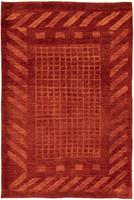 Morgenland Wollteppich Loribaft Teppich handgeknüpft rot, rechteckig, 18 mm Höhe, handgeknüpft
