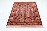 Morgenland Teppich Buchara Teppich handgeknüpft rosa, rechteckig, 4 mm Höhe