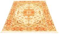 Teppich Täbriz 50 Raj Teppich handgeknüpft beige, morgenland, rechteckig, Höhe: 7 mm, handgeknüpft