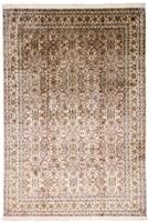 Morgenland Teppich Kaschmir Seide Teppich handgeknüpft beige, rechteckig, 7 mm Höhe