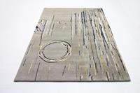 Wollteppich Designer Teppich handgetuftet beige, morgenland, rechteckig, Höhe: 18 mm