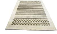 Morgenland Wollteppich Loribaft Teppich handgeknüpft beige, rechteckig, 10 mm Höhe, handgeknüpft