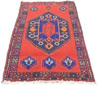 Morgenland Wollteppich Belutsch Teppich handgeknüpft orange, rechteckig, 12 mm Höhe, handgeknüpft