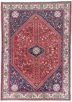 Morgenland Wollteppich Hamadan Teppich handgeknüpft rot, rechteckig, 8 mm Höhe, handgeknüpft
