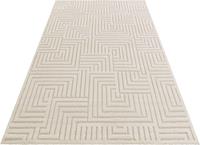 ELLE DECORATION Design-vloerkleed Manipu Zachte korte pool, reliëfeffect, modern, zacht, woonkamer