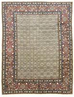 Morgenland Wollteppich Moud Teppich handgeknüpft beige, rechteckig, 10 mm Höhe