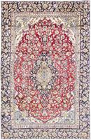 Morgenland Wollteppich Najafabad Teppich handgeknüpft rot, rechteckig, 8 mm Höhe