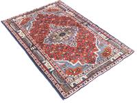 Morgenland Wollteppich Kolyai Teppich handgeknüpft rot, rechteckig, 10 mm Höhe, handgeknüpft
