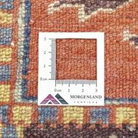 Morgenland Wollteppich Designer Teppich handgeknüpft orange, rechteckig, 6 mm Höhe, handgeknüpft