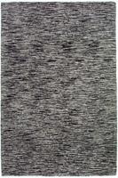 Morgenland Wollteppich Wollteppich Teppich handgetuftet schwarz, rechteckig, 8 mm Höhe, Kurzflor