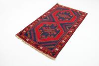 Morgenland Wollteppich Belutsch Teppich handgeknüpft rot, rechteckig, 8 mm Höhe, handgeknüpft