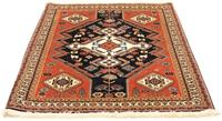 Morgenland Wollteppich Ghashghai Teppich handgeknüpft dunkelblau, rechteckig, 8 mm Höhe, handgeknüpft