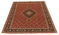Morgenland Teppich Täbriz 50 Raj Teppich handgeknüpft rot, rechteckig, 7 mm Höhe, handgeknüpft