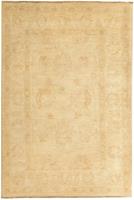 Morgenland Wollteppich Farahan Teppich handgeknüpft beige, rechteckig, 7 mm Höhe