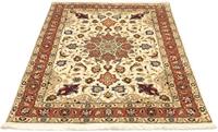 Morgenland Teppich Täbriz 50 Raj Teppich handgeknüpft beige, rechteckig, 7 mm Höhe, handgeknüpft